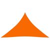 vidaXL Para-sol estilo vela tecido oxford triangular 3x3x4,24m laranja