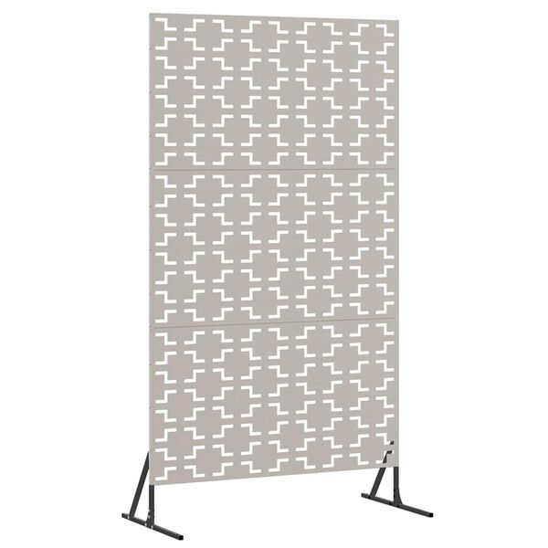 vidaXL Protetor de Privacidade Cinzeto 100 x 50 x 180 cm