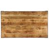 vidaXL Mesa de jantar madeira de mangueira maci&ccedil;a 140x80x76 cm