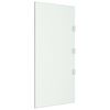 vidaXL Painel lateral p/ toldo porta 2 pcs vidro temp. transparente