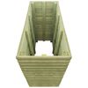 vidaXL Canteiro elevado para jardim 106x56x96 cm pinho impregnado