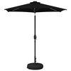 vidaXL Parasol de Jardim com Luzes LED e Base 2,3 x 2,3 m Poli&eacute;ster
