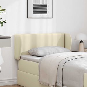 vidaXL Orelha de Cabeceira Creme 40 x 23 x 6 cm PVC