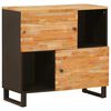 vidaXL Arm&aacute;rio lateral com armazenamento Castanho 80 x 33 x 75 cm