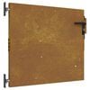 vidaXL Port&atilde;o de jardim 85x100 cm a&ccedil;o corten design &aacute;rvore