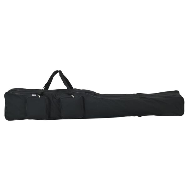 vidaXL Saco para cana de pesca 160 cm tecido oxford preto