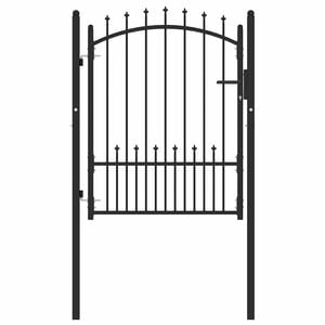 vidaXL Port&atilde;o de Cerca com Espinhos EMMEN 104 x 109,5 cm Tranc&aacute;vel