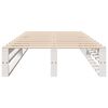 vidaXL Cama sem colchão 90x190 cm madeira de pinho maciça branco