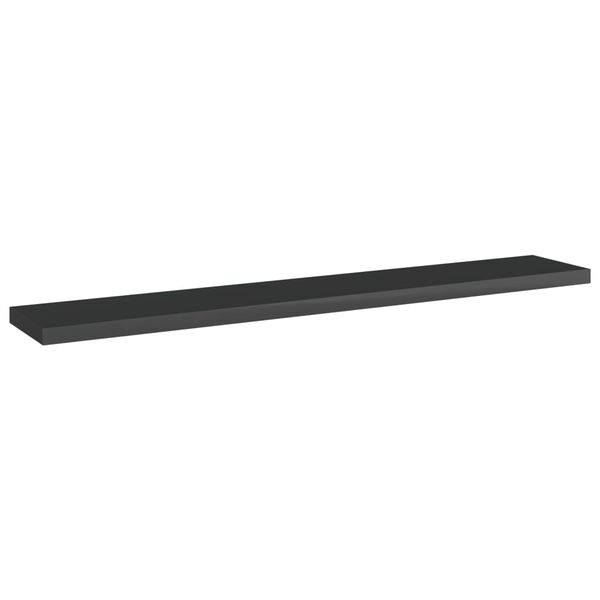 vidaXL Prateleiras para estante 4 pcs 60x10x1,5cm contraplacado preto