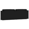 vidaXL Almofad&atilde;o de cabeceira Viana 160 cm couro artificial preto e branco