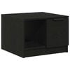 vidaXL Mesa de centro Carvalho Preto 50 x 50 x 36 cm