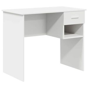 vidaXL Mesa Branco 90 x 49 x 75 cm Derivados de Madeira