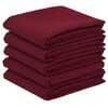 vidaXL Toalha de Mesa 5 unid. Retangular Vinho Vermelho 110 x 180 cm