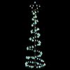 vidaXL &Aacute;rvore de Natal LED com Baubles 120 LEDs Branco Quente 180 cm