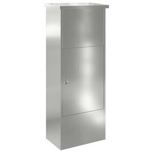 vidaXL Caixa para entrega de pacotes Preto 44,5 x 29 x 110,5 cm