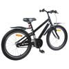 vidaXL Bicicleta Infantil 20 Polegadas para 6-11 Anos Preto
