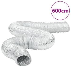 vidaXL Conduta de ventila&ccedil;&atilde;o 6 m &Oslash;10 cm alum&iacute;nio