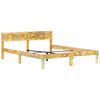 vidaXL Estrutura de cama madeira recuperada maci&ccedil;a 160x200 cm