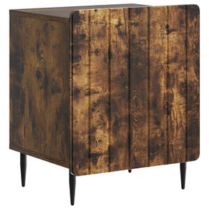 vidaXL Arm&aacute;rio de Cabeceira Carvalho Fumado 43 x 34,5 x 52 cm