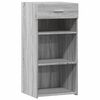 vidaXL Aparador 45x42,5x93 cm derivados de madeira cinzento sonoma
