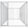 vidaXL Canil de exterior 760x192x185 cm