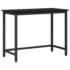vidaXL mesa Carvalho Preto 80 x 50 x 76,5 cm