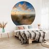 WallArt Papel de parede circular "Beachlife" 142,5 cm