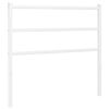 vidaXL Cabeceira de substitui&ccedil;&atilde;o 107 cm metal branco