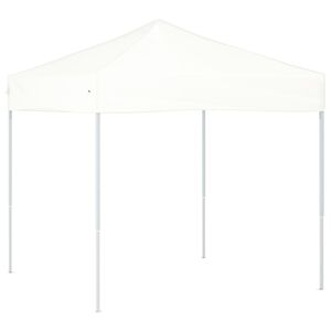 vidaXL Tenda para festas dobr&aacute;vel 2x2 m branco