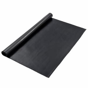vidaXL Tapete de Piso Preto 1,2 x 2 m Borracha