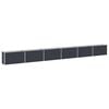 vidaXL Cama de Jardim Elevada Antracite 600 x 40 x 55 cm
