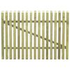 vidaXL Port&atilde;o de jardim em estacas 100x75 cm pinho impregnado