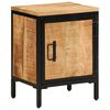 vidaXL Mesa de cabeceira 40x30x52,5 cm madeira mangueira &aacute;spera maci&ccedil;a