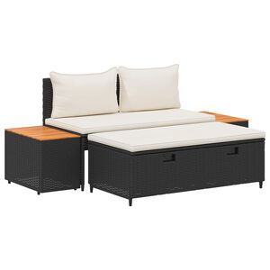 vidaXL Conjunto de Sof&aacute;s para Exterior 4 -Seater 4 unid. Retangular