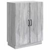 vidaXL Buffet Sonoma Cinzento 66 x 34,5 x 87 cm Derivados de Madeira