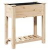 vidaXL Vaso de Jardim Bege 71 x 37 x 76,5 cm Madeira de Fir S&oacute;lida