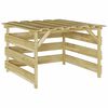 vidaXL Garagem de Cortador de Grama Castanho 84 x 80 x 56 cm