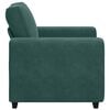 vidaXL Poltrona 100x77x82 cm veludo verde-escuro