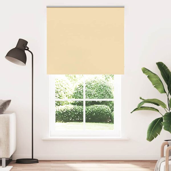 vidaXL Persiana de enrolar 135x230 cm largura tecido 131,6cm poli&eacute;ster
