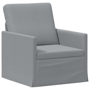 vidaXL Sof&aacute; de solteiro Cinzento-claro 70 x 81 x 82 cm Tecido