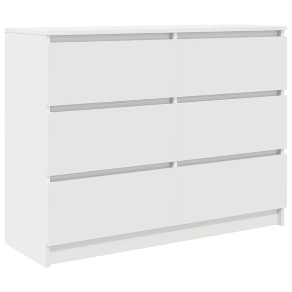 vidaXL Aparador 100x35x76 cm derivados de madeira branco