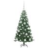 vidaXL &Aacute;rvore de Natal com 150 LEDs com suporte Verde 120 cm PVC