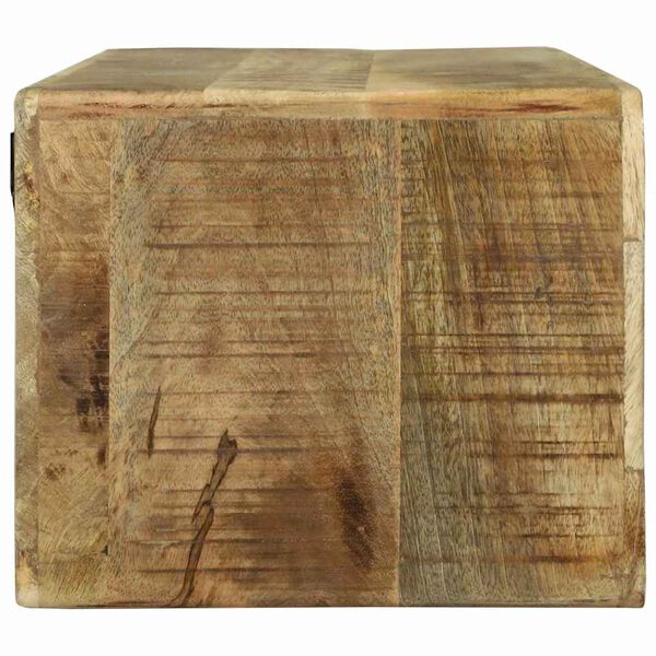 vidaXL Gabinete para TV 80 x 30 x 25 cm Madeira de mangueira maci&ccedil;a