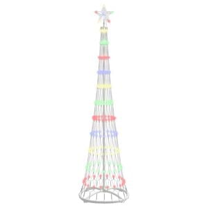 vidaXL &Aacute;rvore de Natal LED Multicolor 51 x 51 x 190 cm Metal
