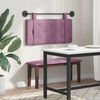 vidaXL Cabeceira Suspensa Roxo 100 x 55 x 5 cm Veludo