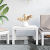 vidaXL Mesa de jardim 59x47x40 cm PP branco