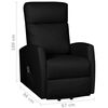 vidaXL Poltrona elevat&oacute;ria couro artificial preto