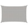 vidaXL Vela de Sombra Cinza Claro e Branco 3 x 4,5 m HDPE