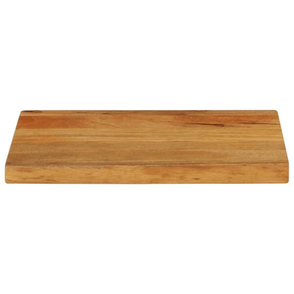 vidaXL Tampo de mesa c/ borda viva 40x20x3,8 cm mangueira maciça