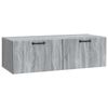 vidaXL Gabinete de TV de Parede Sonoma Cinzento 98 x 41 x 30 cm